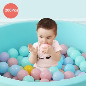 200pcs Plastic Colorful Balls for Baby